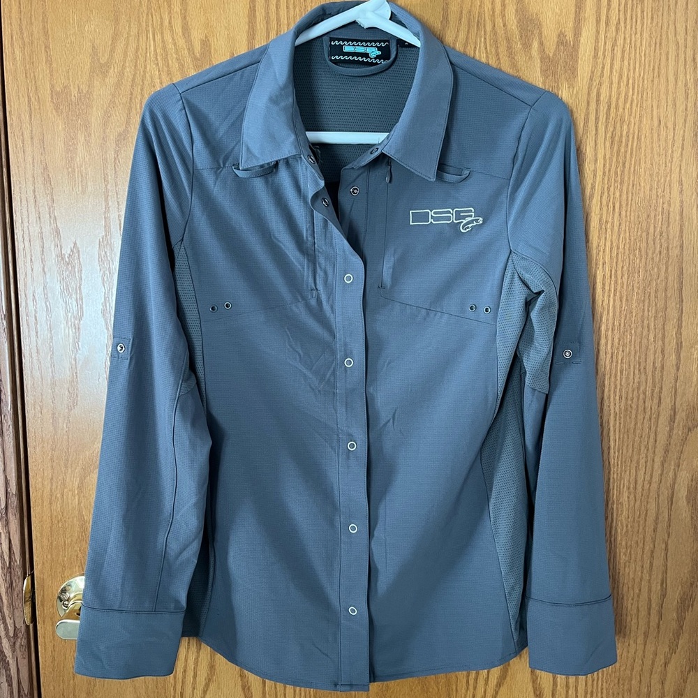 DSG Charcoal Button Up Top